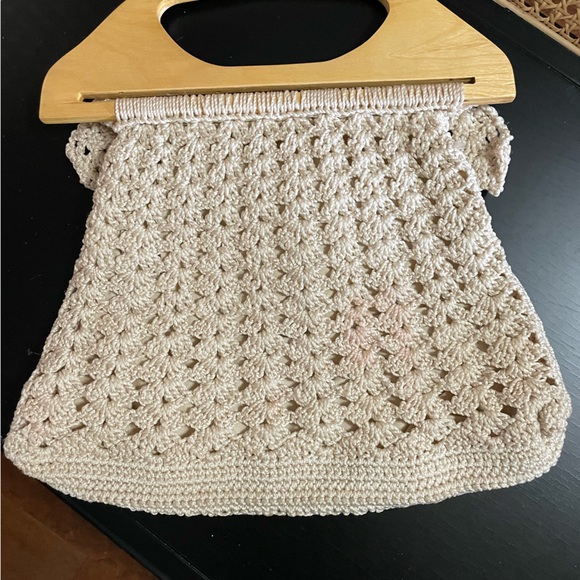 Vintage hand crocked clutch purse - Picture 3 of 3